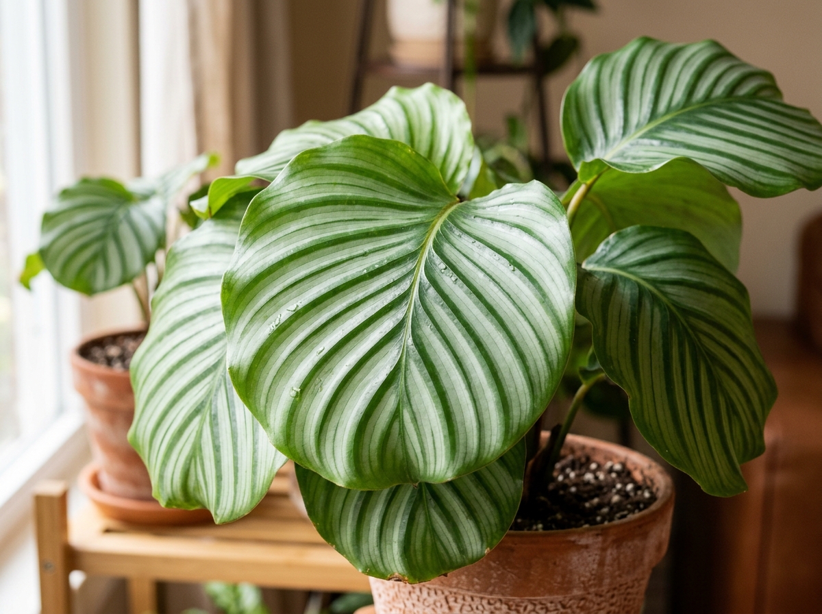 Calathea Orbifolia cultivo y cuidados botánicos