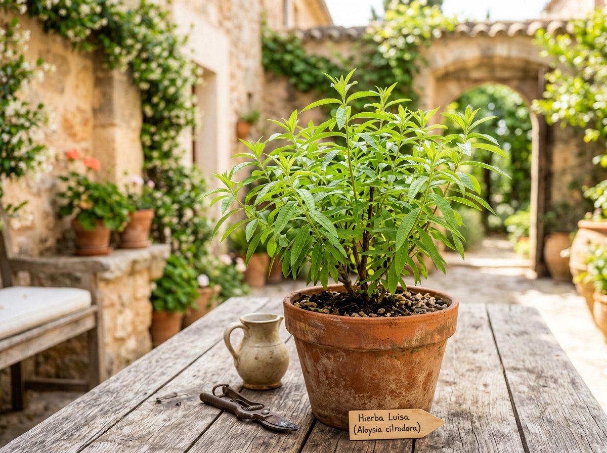 Hierba Luisa cultivo y cuidados botánicos